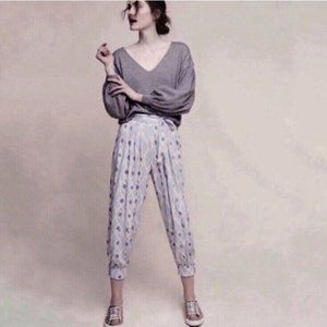 HEI HEI Ikat print high Waisted Harem Jogger Size 4